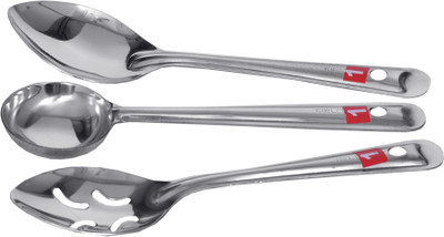 Cielo Sigma Stainless Steel Serving Spoon Set Pack of 3 Cielo Sigma Stainless Steel Serving Spoon Set Pack of 3