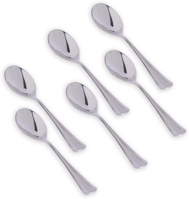 28% OFF on Kishco Limited Milan-3 Stainless Steel Baby Spoon Set Pack of 6