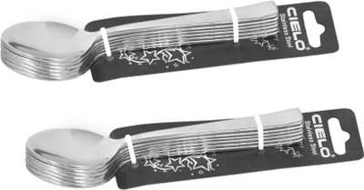 Cielo Stainless Steel Coffee Spoon Set Pack of 12 Cielo Stainless Steel Coffee Spoon Set Pack of 12