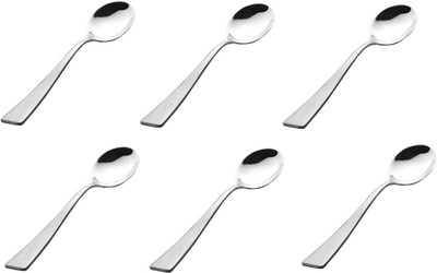 FNS Slim Line Stainless Steel Soup Spoon Set Pack of 6 FNS Slim Line Stainless Steel Soup Spoon Set Pack of 6