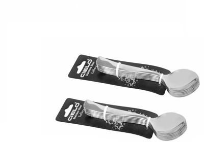 Cielo Stainless Steel Tea Spoon Set Pack of 12 Cielo Stainless Steel Tea Spoon Set Pack of 12