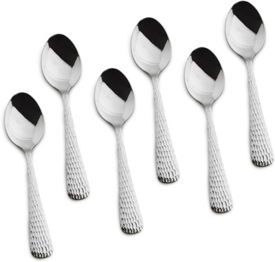 24% OFF on Cuisinier Hammered Stainless Steel Tea Spoon Set Pack of 6 24% OFF on Cuisinier Hammered Stainless Steel Tea Spoon Set Pack of 6