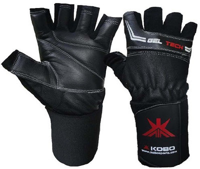 Kobo WTG-01BLK Weight Training Gym & Fitness Gloves (S, Black) Kobo WTG-01BLK Weight Training Gym & Fitness Gloves (S, Black)