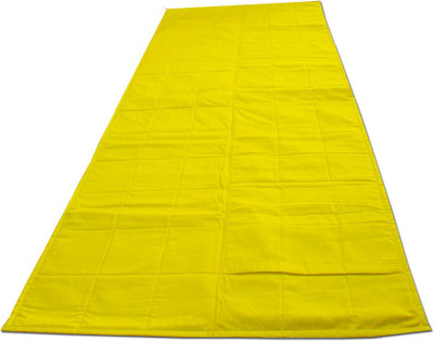 5% OFF on Lnt 400TC Portable Yoga mat Solid Yoga Yellow 1 mm Mat
