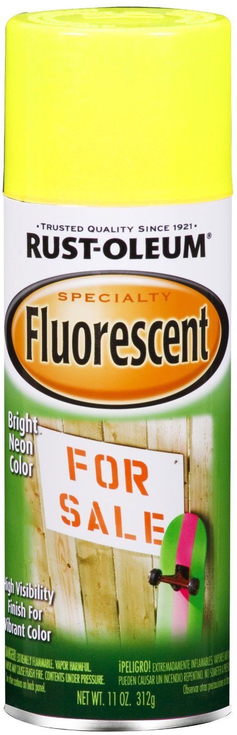 Rust-Oleum Specialty Fluorescent Yellow Spray Paint 312 ml Rust-Oleum Specialty Fluorescent Yellow Spray Paint 312 ml
