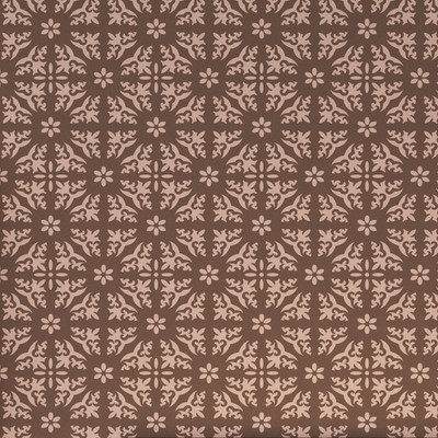 16% OFF on Decorze Brown Wall Decor DS-07 Floral Stencil