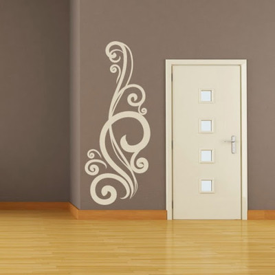 50% OFF on DeStudio Tall Floral Patterned Size Giant Wall Sticker