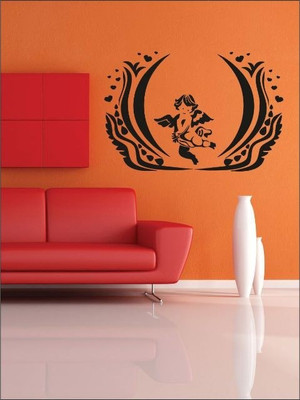 80% OFF on Wall1ders Love Angel PVC Vinyl Sticker Sticker Pack of 1