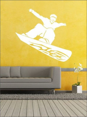 71% OFF on Wall1ders Surfing Board PVC Vinyl Sticker Pack of 1
