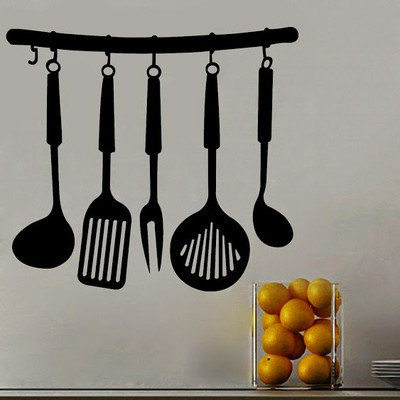 87% OFF on DeStudio Kitchen Utensils Size Tiny Wall Sticker 87% OFF on DeStudio Kitchen Utensils Size Tiny Wall Sticker