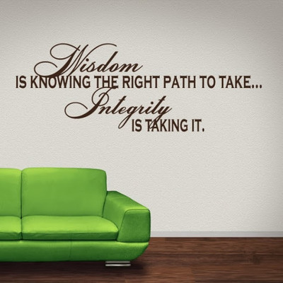 76% OFF on DeStudio DeStudio Wisdom Is Knowing Wall Stickers Size LARGE WALL STICKER Sticker