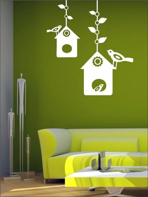 77% OFF on Wall1ders Bird Paradise PVC Vinyl Sticker Sticker Pack of 1