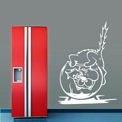 50% OFF on DeStudio DeStudio Cat In Trouble One Wall Stickers Size MEGA WALL STICKER Sticker