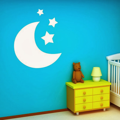 50% OFF on DeStudio DeStudio Moon and Stars Wall Stickers Size MEDIUM WALL STICKER Sticker