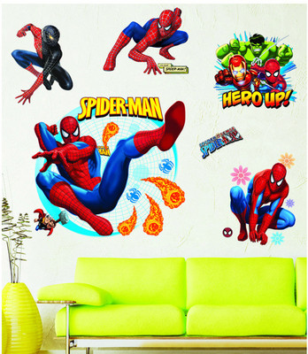 33% OFF on Pindia Spider Man In Style Wall Sticker