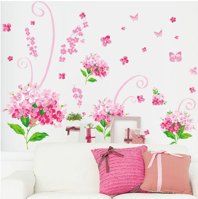 40% OFF on Cstar Pink Flying Flowers AY957 Vinyl Wall Sticker 40% OFF on Cstar Pink Flying Flowers AY957 Vinyl Wall Sticker