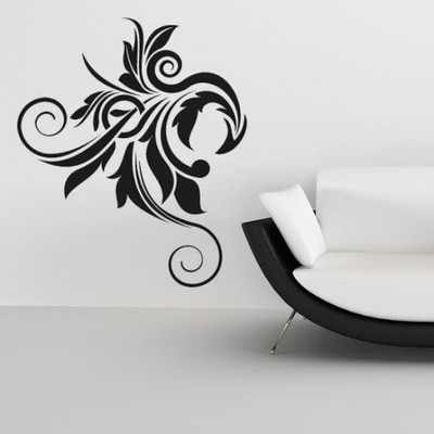 50% OFF on DeStudio Floral Edge Size Mega Wall Sticker