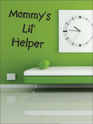 82% OFF on Wall1ders Mommy'S Helper PVC Vinyl Sticker Sticker Pack of 1