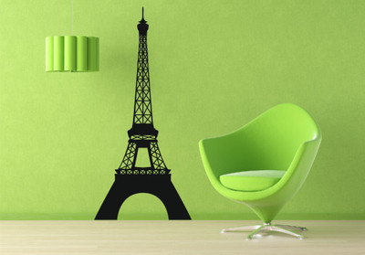 24% OFF on Dream On Walls Eiffel Tower Self Adhesive Vinyl Decal Sticker