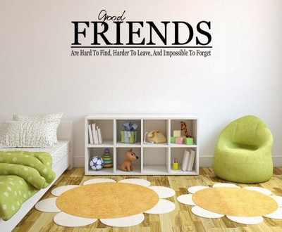 66% OFF on DeStudio DeStudio Good Friends One Wall Stickers Size SMALL WALL STICKER Sticker