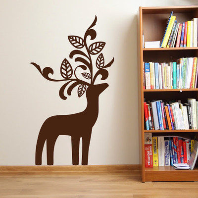 82% OFF on DeStudio Deer Floral Tree Animals Wall Sticker Sticker 82% OFF on DeStudio Deer Floral Tree Animals Wall Sticker Sticker