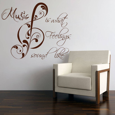 84% OFF on D��cor Kafe Decal Style Feel The Music Wall Art Large Size-34*28 Inch Wall Sticker Sticker Pack of 1 84% OFF on D��cor Kafe Decal Style Feel The Music Wall Art Large Size-34*28 Inch Wall Sticker Sticker Pack of 1