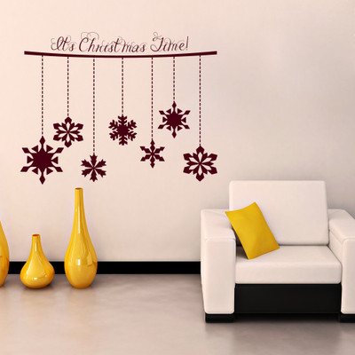 40% OFF on Creative Width Decor Christmas Time Vinyl Sticker Sticker Pack of 1