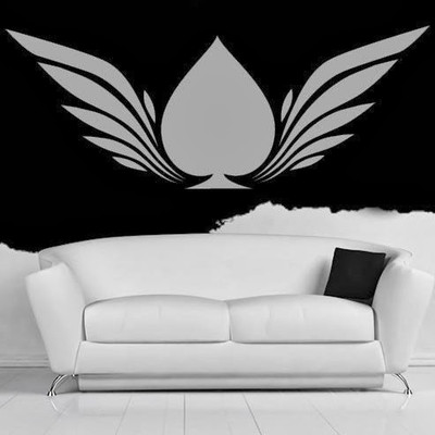 40% OFF on DeStudio Ace Of Spades With Wings Size Tiny Wall Sticker
