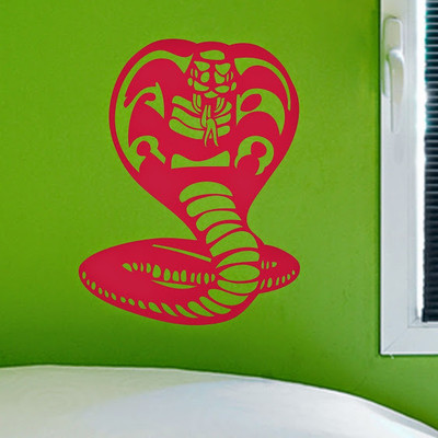 50% OFF on DeStudio Snake Children Color Red Size 150 X 60 Cms Wall Sticker