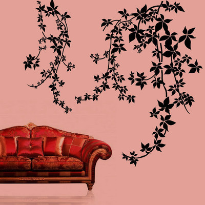 50% OFF on DeStudio DeStudio Vine Flowers Wall Stickers Size MEGA WALL STICKER Sticker