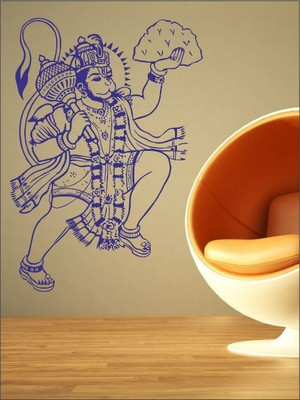 82% OFF on Wall1ders Sankat Mochan PVC Vinyl Sticker Sticker Pack of 1