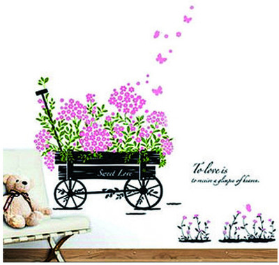 33% OFF on Pindia Flower Cycle Wall Sticker 33% OFF on Pindia Flower Cycle Wall Sticker