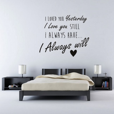 50% OFF on DeStudio DeStudio I Loved You Wall Stickers Size MEGA WALL STICKER Sticker
