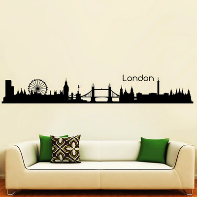 50% OFF on DeStudio DeStudio City Of London Wall Stickers Size LARGE WALL STICKER Sticker