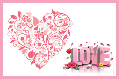 16% OFF on Poster - Pink Love on Valentine'S Day Paper Print 16% OFF on Poster - Pink Love on Valentine'S Day Paper Print