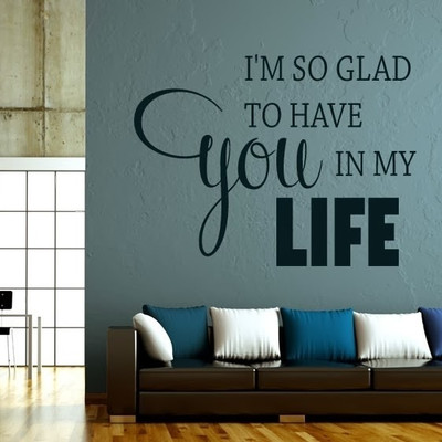 50% OFF on DeStudio DeStudio Im So Glad To Have You Wall Stickers Size SUPER WALL STICKER Sticker