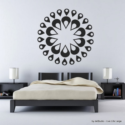 DeStudio DeStudio Floral Circle Print Wall Stickers Size SMALL WALL STICKER Sticker DeStudio DeStudio Floral Circle Print Wall Stickers Size SMALL WALL STICKER Sticker