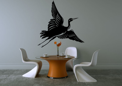 84% OFF on Decor Kafe Decal Style Flying Bird Art Large Size23*23 Inch Wall Sticker Sticker Pack of 1
