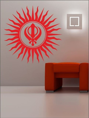 84% OFF on Wall1ders Khanda PVC Vinyl Sticker Sticker Pack of 1