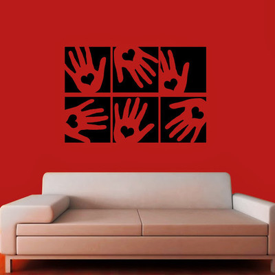 87% OFF on DeStudio Love Hands Size Tiny Wall Sticker 87% OFF on DeStudio Love Hands Size Tiny Wall Sticker