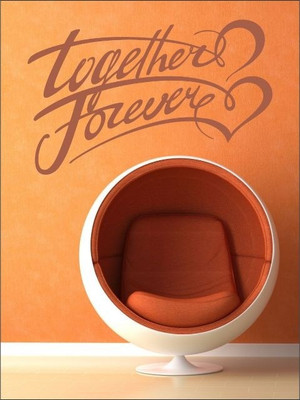 82% OFF on Wall1ders Together Forever PVC Vinyl Sticker Sticker Pack of 1