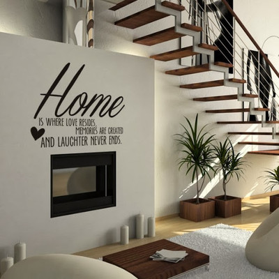 82% OFF on DeStudio DeStudio Home Is Where Love One Wall Stickers Size JUMBO WALL STICKER Sticker