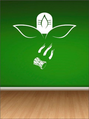 80% OFF on Wall1ders Shiv Netra With Trishul PVC Vinyl Sticker Sticker Pack of 1