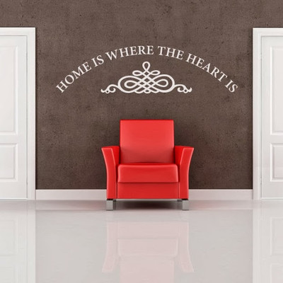 44% OFF on DeStudio Home Is Where The Heart Is One Size Tiny Wall Sticker