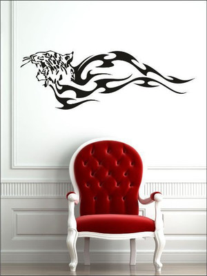 82% OFF on Wall1ders Fire Leopard PVC Vinyl Sticker Sticker Pack of 1