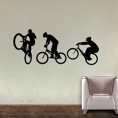 87% OFF on DeStudio Cycling Team Decal Size Tiny Wall Sticker