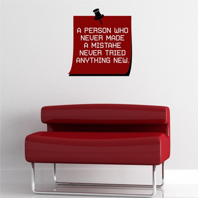 Chipakk Quotes 1- Red Medium Pigmented Polyvinyl Films Imported Sticker Chipakk Quotes 1- Red Medium Pigmented Polyvinyl Films Imported Sticker