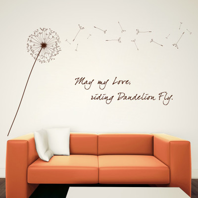 54% OFF on D��cor Kafe Decal Style May my Love Fly Wall Art Tiny Size-17*11 Inch Wall Sticker Sticker Pack of 1