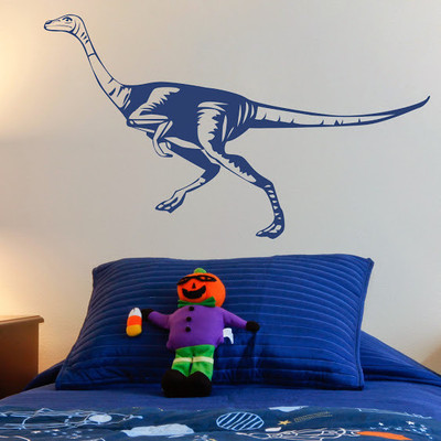 50% OFF on DeStudio Dinosaur Silhouette Color Blue Size 150 X 60 Cms Wall Sticker