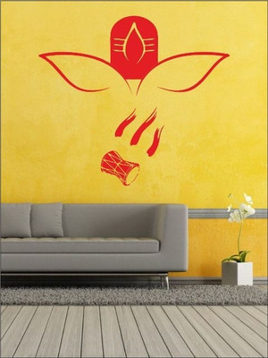 80% OFF on Wall1ders Shiv Netra With Trishul PVC Vinyl Sticker Sticker Pack of 1
